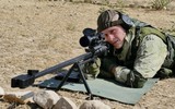 Sức xuyên phá khủng khiếp của súng bắn tỉa ASVK được lính Nga tập trận sát Ukraine