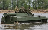 'Rồng lửa đa đầu' UR-77 Nga đã tiến sát biên giới Ukraine