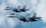 Chiến đấu cơ Su-27 Nga bám sát tiêm kích Pháp trên biển Đen
