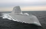 Siêu tàu khu trục Zumwalt tàng hình trị giá 9 tỷ USD vừa biên chế đã hoen rỉ