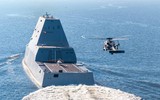 Siêu tàu khu trục Zumwalt tàng hình trị giá 9 tỷ USD vừa biên chế đã hoen rỉ