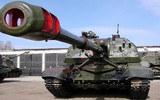 Siêu pháo tự hành 2S19 Msta-S của Nga rầm rập áp sát biên giới Ukraine