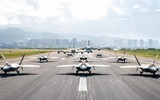 Mỹ mất 4 năm mới sửa xong tiêm kích F-22 Raptor mài bụng xuống đường băng