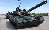 Xe tăng T-80BV Ukraine áp sát biên giới Nga ở khoảng cách chỉ 2km