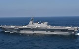 Tàu sân bay JS Izumo Nhật Bản bám sát hàng không mẫu hạm Liêu Ninh Trung Quốc