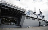 Tàu sân bay JS Izumo Nhật Bản bám sát hàng không mẫu hạm Liêu Ninh Trung Quốc
