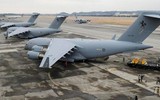 Vận tải cơ khổng lồ C-17 của Anh đem tên lửa chống tăng tới Ukraine
