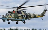 Trực thăng tấn công Mi-24 của Belarus bị rơi khi tuần tra