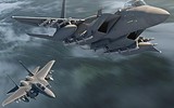 'Đại bàng bất bại' F-15 Nhật Bản lao xuống biển