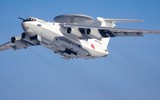 Tiêm kích F-35 đuổi theo 'radar bay' A-50U Nga một cách liều lĩnh