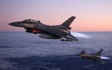 Chiến đấu cơ F-16 NATO đồng loạt xuất kích để thị uy với Nga