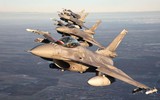 Chiến đấu cơ F-16 NATO đồng loạt xuất kích để thị uy với Nga