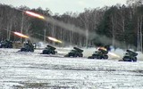 'Xe tăng bay' Su-25 Nga đã án ngữ tại biên giới Belarus - Ukraine