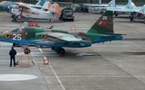 'Xe tăng bay' Su-25 Nga đã án ngữ tại biên giới Belarus - Ukraine