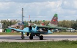 'Xe tăng bay' Su-25 Nga đã án ngữ tại biên giới Belarus - Ukraine