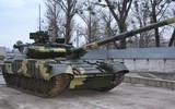 Xe tăng T-64BV Ukraine bị xe chiến đấu bộ binh BMP-1 húc thẳng