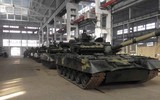 Xe tăng T-64BV Ukraine bị xe chiến đấu bộ binh BMP-1 húc thẳng