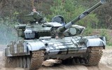 Xe tăng T-64BV Ukraine bị xe chiến đấu bộ binh BMP-1 húc thẳng