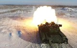 Xe tăng T-64BV Ukraine bị xe chiến đấu bộ binh BMP-1 húc thẳng