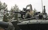 Siêu tăng T-80BVM Nga bị tên lửa Javelin của Ukraine đánh văng tháp pháo ra xa 15m