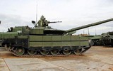Siêu tăng T-80BVM Nga bị tên lửa Javelin của Ukraine đánh văng tháp pháo ra xa 15m