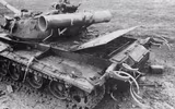 Siêu tăng T-80BVM Nga bị tên lửa Javelin của Ukraine đánh văng tháp pháo ra xa 15m