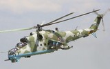 'Xe tăng bay' Mi-24 Nga bị tên lửa phòng không Stinger Ukraine bắn cháy