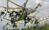 'Xe tăng bay' Mi-24 Nga bị tên lửa phòng không Stinger Ukraine bắn cháy