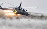 'Xe tăng bay' Mi-24 Nga bị tên lửa phòng không Stinger Ukraine bắn cháy