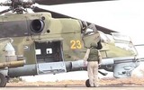 'Xe tăng bay' Mi-24 Nga bị tên lửa phòng không Stinger Ukraine bắn cháy