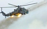 'Xe tăng bay' Mi-24 Nga bị tên lửa phòng không Stinger Ukraine bắn cháy