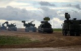 ‘Rồng lửa’ Tor-M2U Nga chạy trước bảo vệ đoàn xe quân sự tại Ukraine