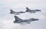 Chiến đấu cơ Mirage-2000 của đảo Đài Loan lao xuống biển