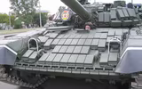 Xe tăng T-72B bị bắn gãy pháo tại chiến trường Ukraine