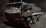 'Buýt thép' Typhoon-K trị giá hơn 2 triệu USD tiếp tục bị bắn cháy tại Ukraine