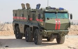 'Buýt thép' Typhoon-K trị giá hơn 2 triệu USD tiếp tục bị bắn cháy tại Ukraine