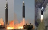 Phi đội 28 tiêm kích F-35A Hàn Quốc thực hiện màn 'voi đi bộ'
