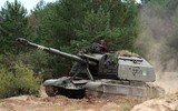 Pháo tự hành 2S19 Msta-S bị tên lửa chống tăng thổi tung tại Ukraine