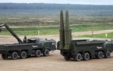 Tên lửa Iskander-M Nga đang thị uy tại Ukraine khiến Đức lạnh gáy