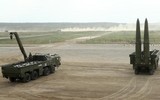 Tên lửa Iskander-M Nga đang thị uy tại Ukraine khiến Đức lạnh gáy