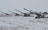 'Vua pháo kéo' 2S65 Msta-B Nga khai hỏa dữ dội vào kho vũ khí phương Tây viện trợ Ukraine