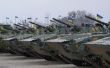Xe chiến đấu bộ binh BMP-1 Ukraine bị pháo Nga 'xé toạc'