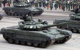 Xe tăng Nga bị đánh bật tháp pháo lên cao 50 mét tại Ukraine 