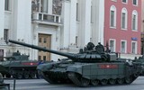 Xe tăng Nga bị đánh bật tháp pháo lên cao 50 mét tại Ukraine 