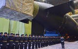 Tàu ngầm hạt nhân mạnh nhất của Nga phóng ngư lôi khoét thủng băng Bắc Cực