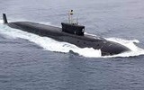 Tàu ngầm hạt nhân mạnh nhất của Nga phóng ngư lôi khoét thủng băng Bắc Cực