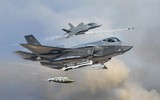 Mỹ bí mật phái 4 chiến đấu cơ tàng hình F-35A tiếp cận đảo Rắn 