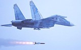 'Chiến thần' Su-35S Nga bắn liền ba tên lửa R-77 về phía chiến đấu cơ Ukraine