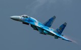 Su-27 Ukraine bị Nga bắn cháy ngay thời điểm ông Zelensky thăm chiến tuyến miền Đông