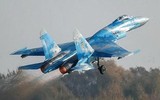 Su-27 Ukraine bị Nga bắn cháy ngay thời điểm ông Zelensky thăm chiến tuyến miền Đông